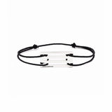 Triple Punched Bracelet Polished Silver