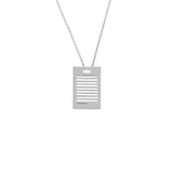 Watari-um Necklace Polished Silver